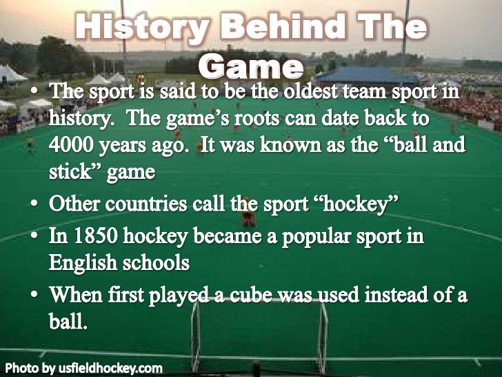 The history of field hockey edu