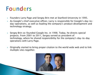 The history of google | PPTX