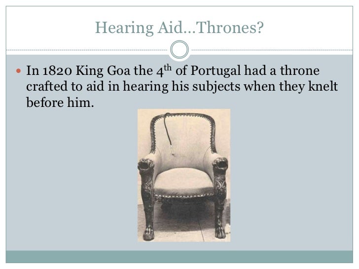 The history of hearing aids