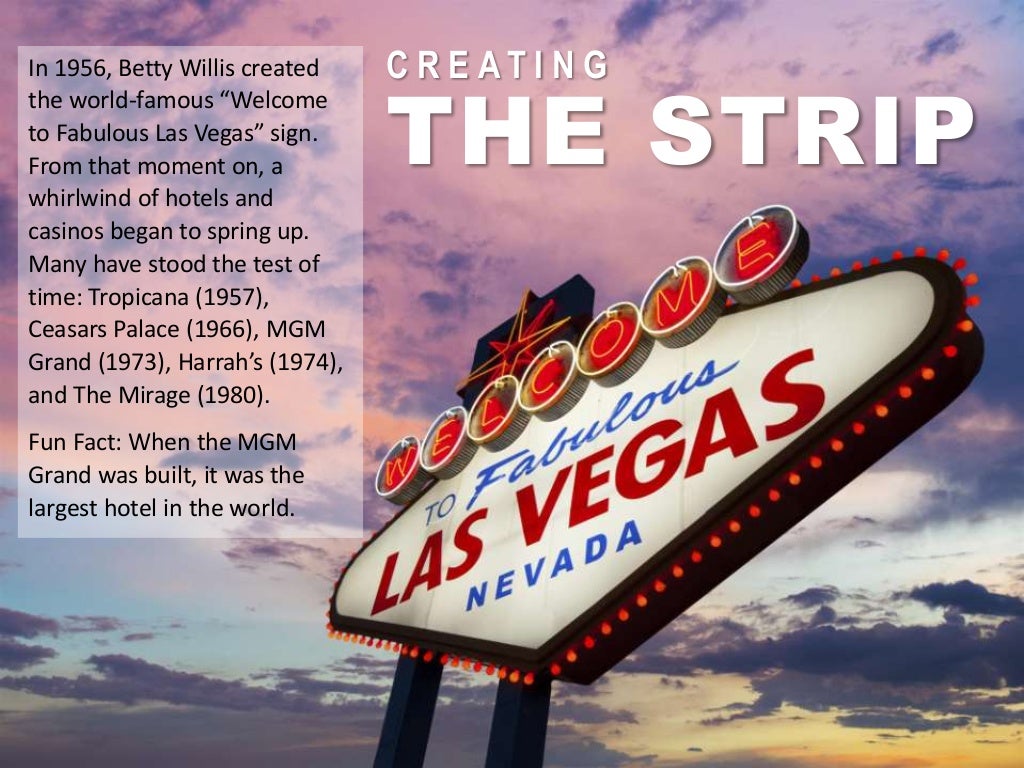 The history of las vegas