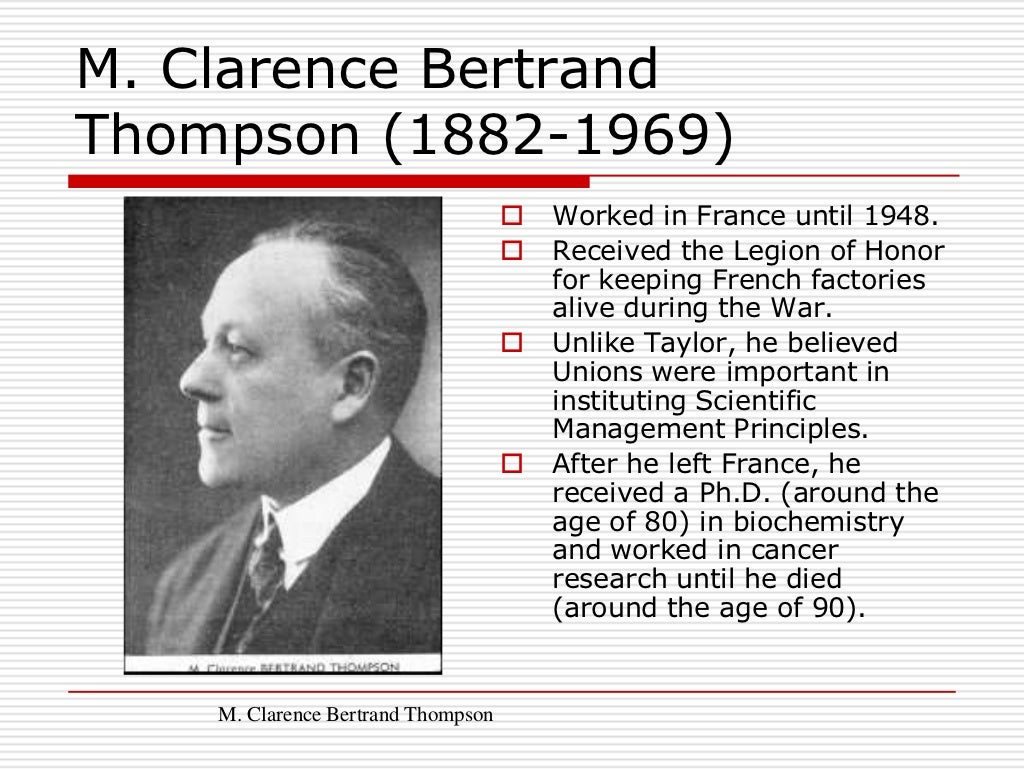 what is history of management thought