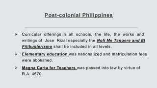 The History of Philippine Education System Lecture No. 4.pptx