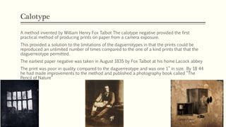 The History of Photography | PPTX