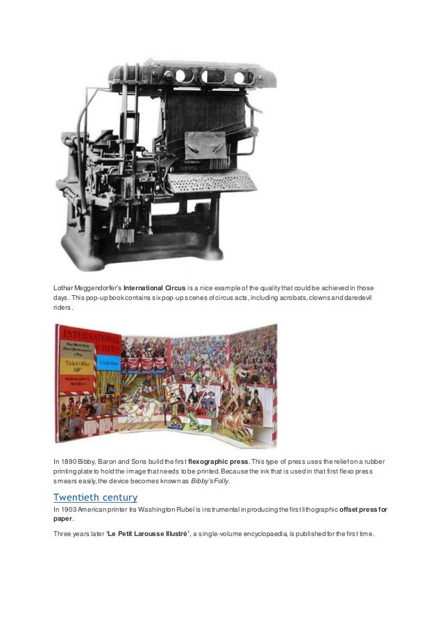 The History of Printing Press