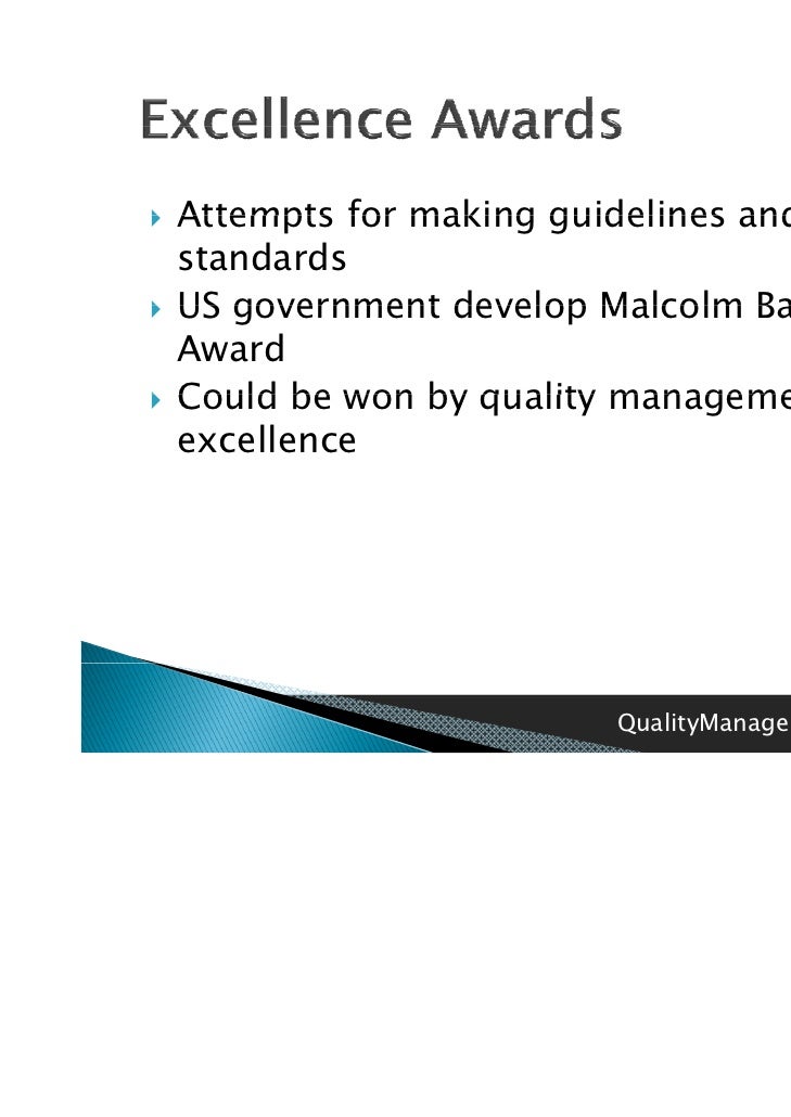 The History Of Quality Management