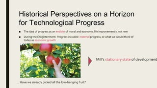 Historical Perspectives on a Horizon
for Technological Progress
■ The idea of progress as an enabler of moral and economic...