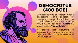 The History of the Atomic Model presentation in a pink and purple hand ...