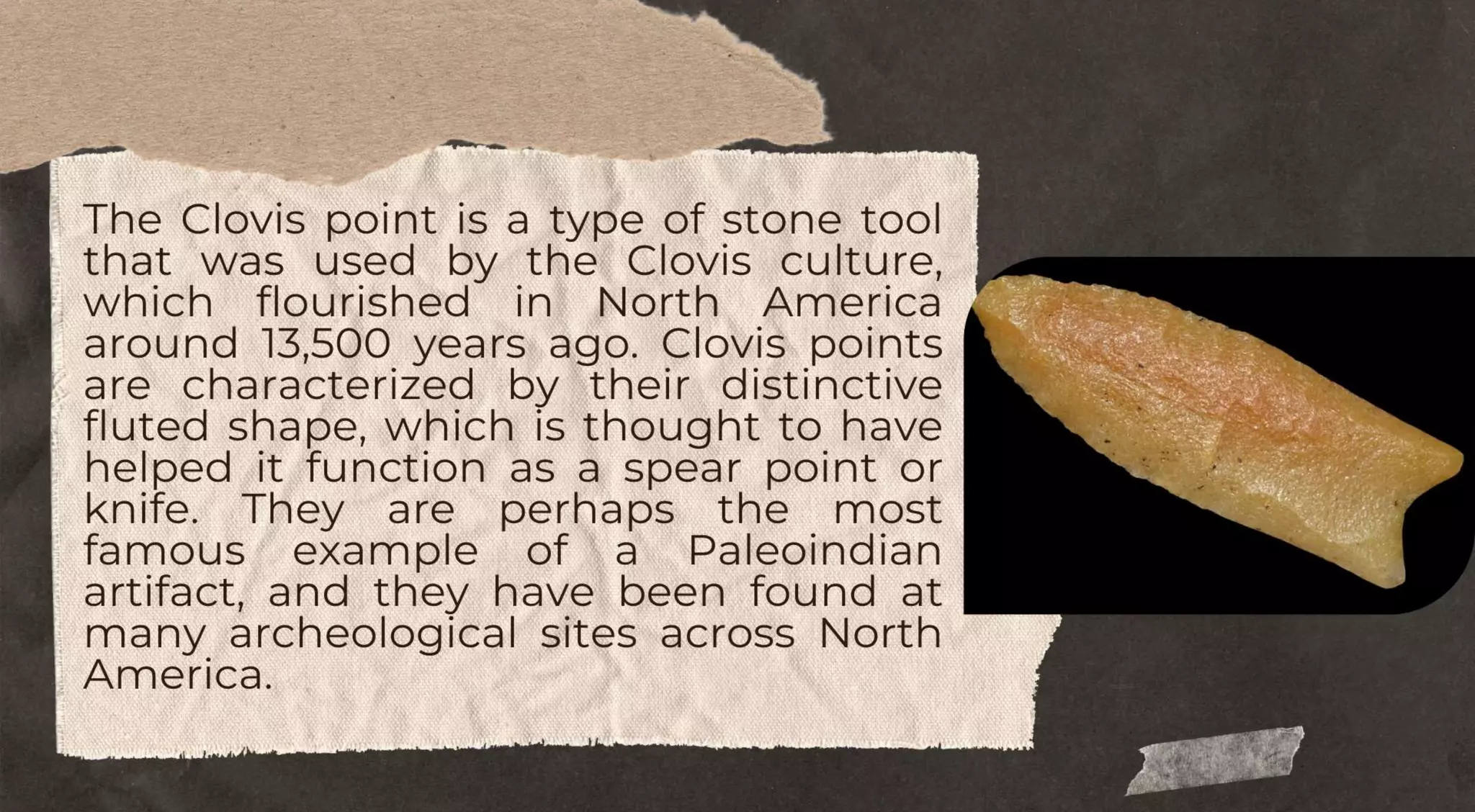 The History Of The Clovis Point And Clovis Culture pptx
