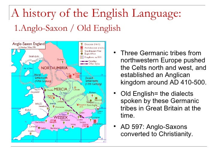 The history of the english language