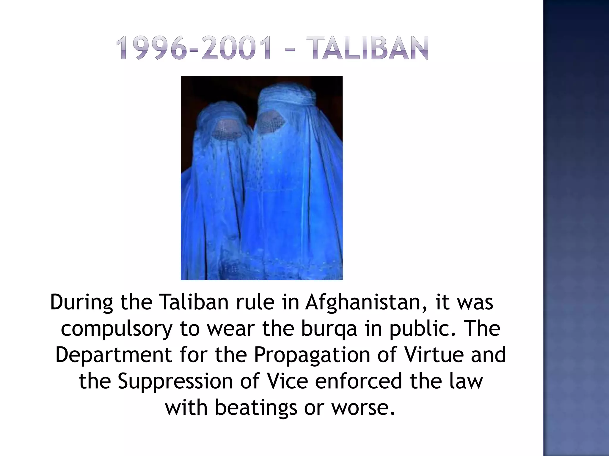 The History Of The Burqa PPTX The History Of The Burqa PPTX