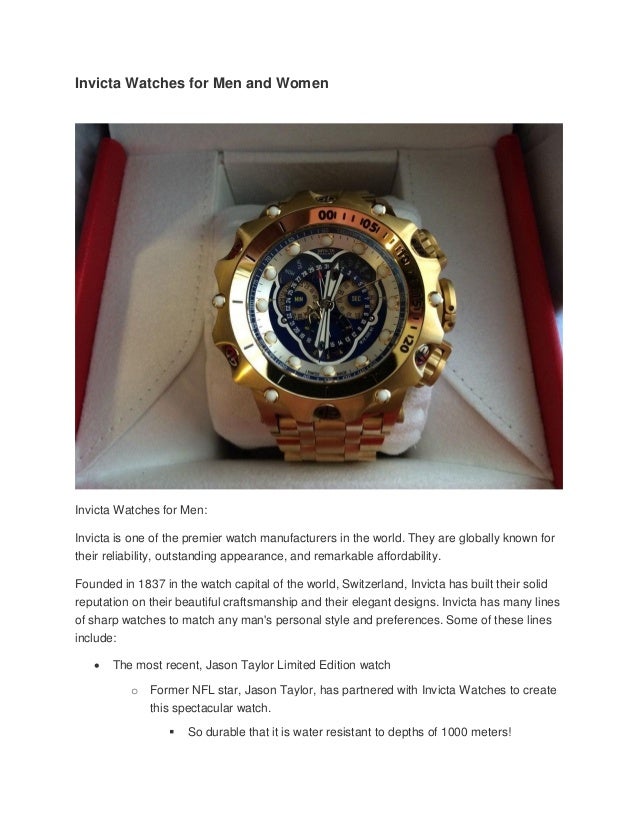 History of Invicta Watch