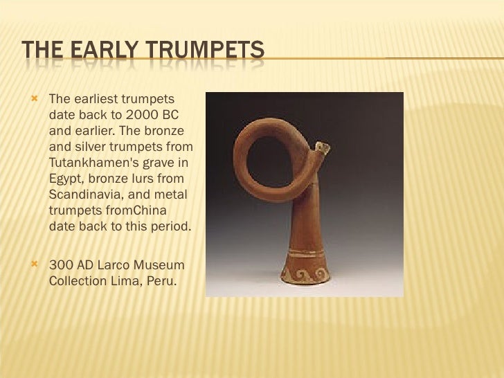 History of the trumpet