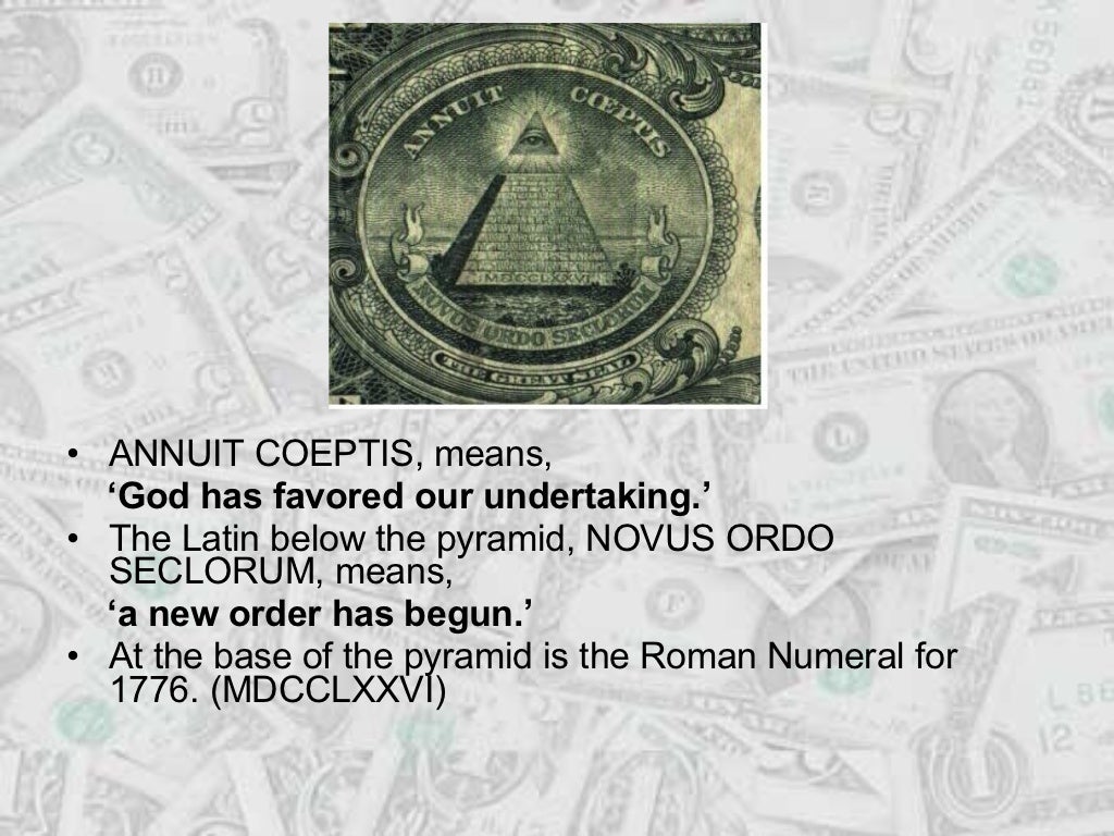 Ul Li Annuit Coeptis Means Li Ul Ul Li God