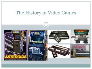 The History of Video Games 
