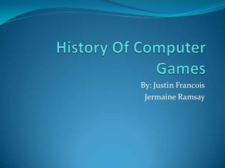 The History Of Video Games