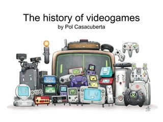 The history of videogames 
by Pol Casacuberta 
 