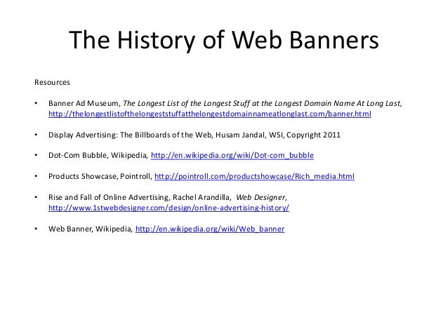 The History Of Web Banners