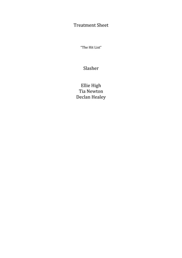 The hit list PDF