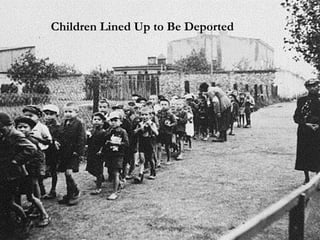 Children Lined Up to Be Deported   