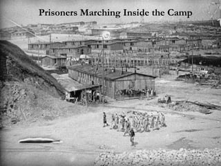 Prisoners Marching Inside the Camp 