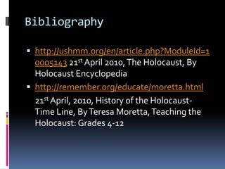 The holocaust | PPTX