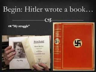 Begin: Hitler wrote a book…
            
 