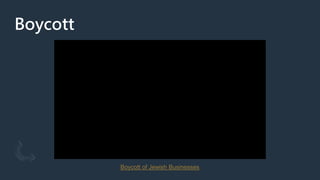 Boycott
Boycott of Jewish Businesses
 