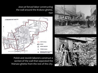 Jews were said to be carriers of epidemic illnesses thus the need to isolate them in ghettos. 