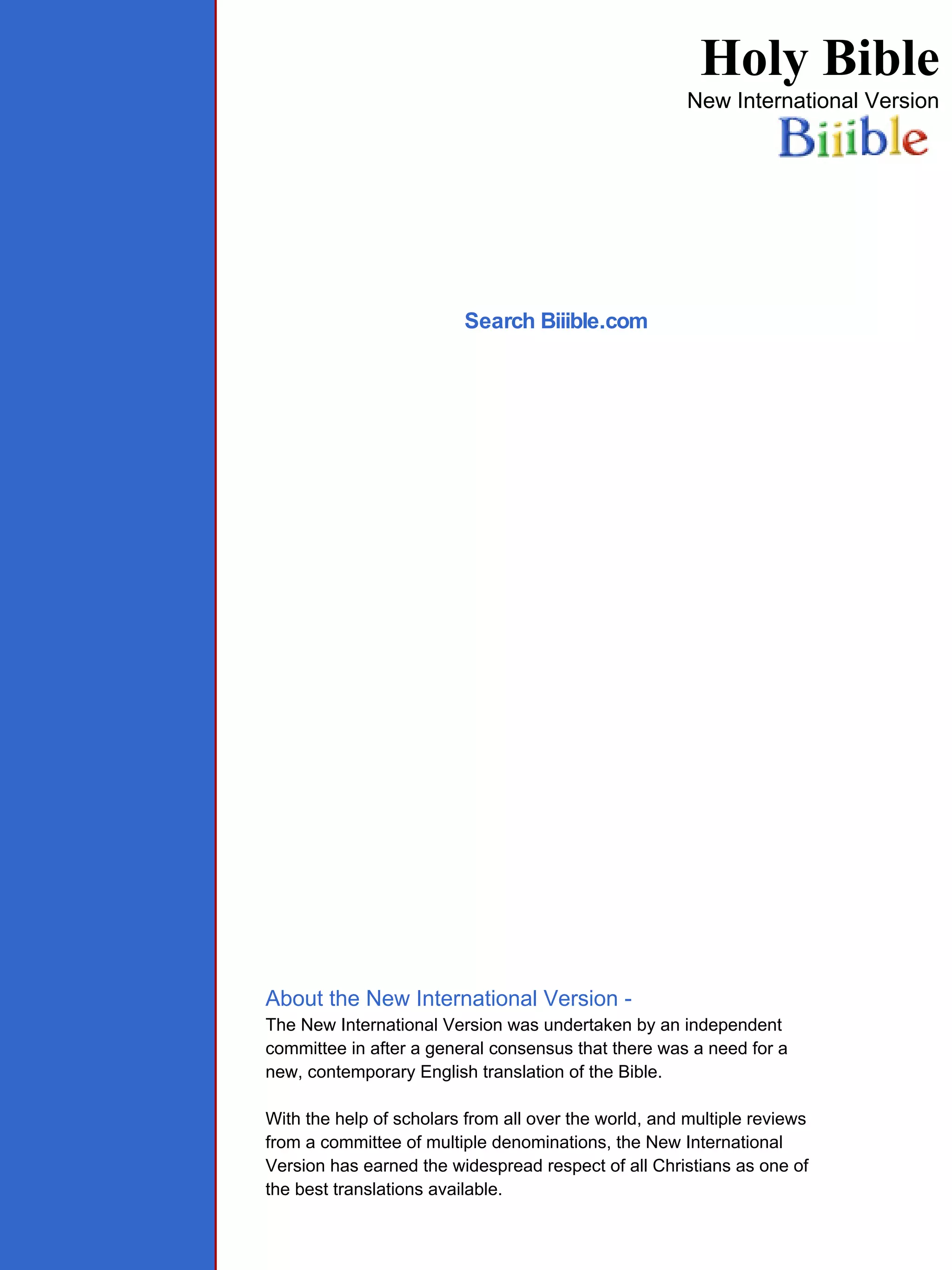 NEW INTERNATIONAL READER S VERSION BIBLE DOWNLOAD visual data 8