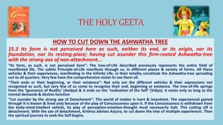 The holy geeta chapter 15- purushothama yoga | PPTX