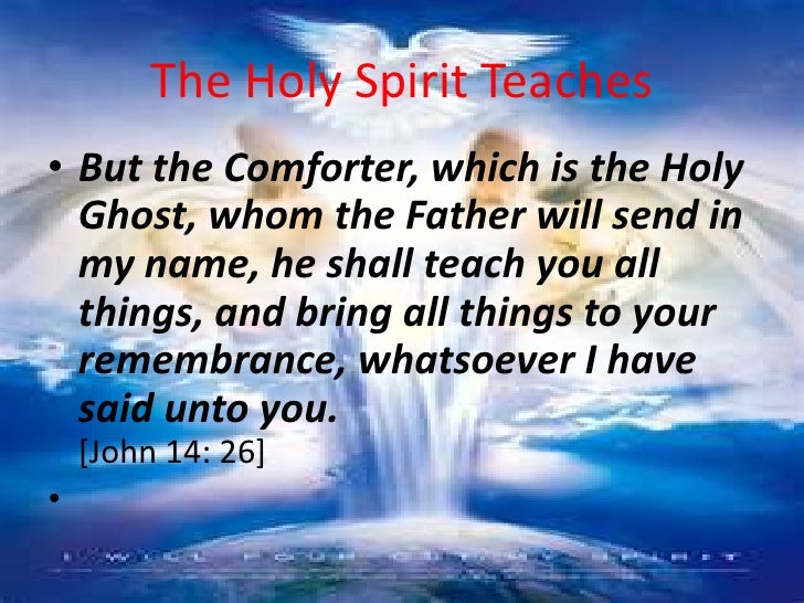 The Holy Spirit And The Beliver