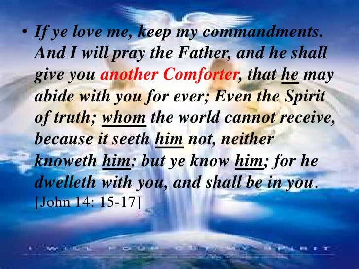 The Holy Spirit And The Beliver
