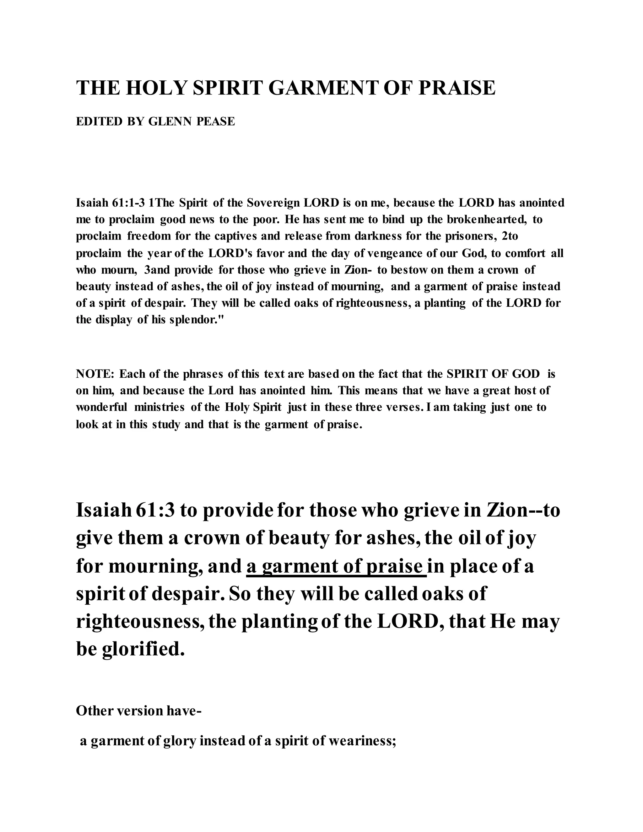 The Holy Spirit Garment Of Praise DOCX the-holy-spirit-garment-of-praise-docx