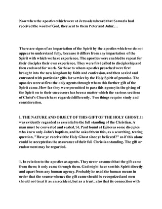 The holy spirit not for sale | DOCX