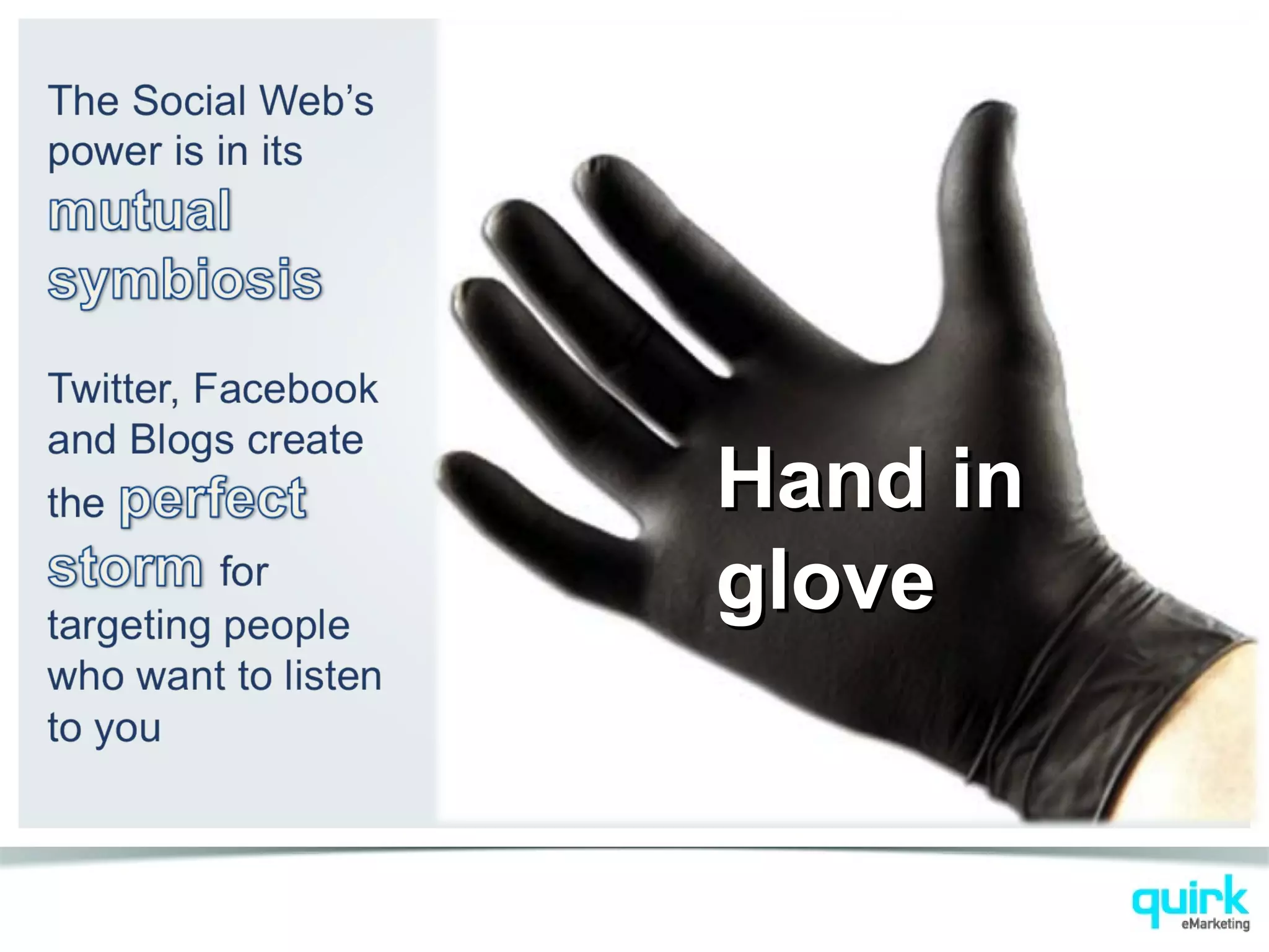Hand inHand in
gloveglove
 