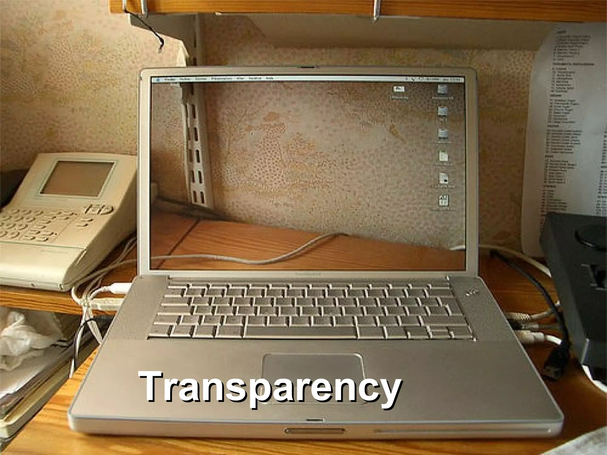 TransparencyTransparency
 