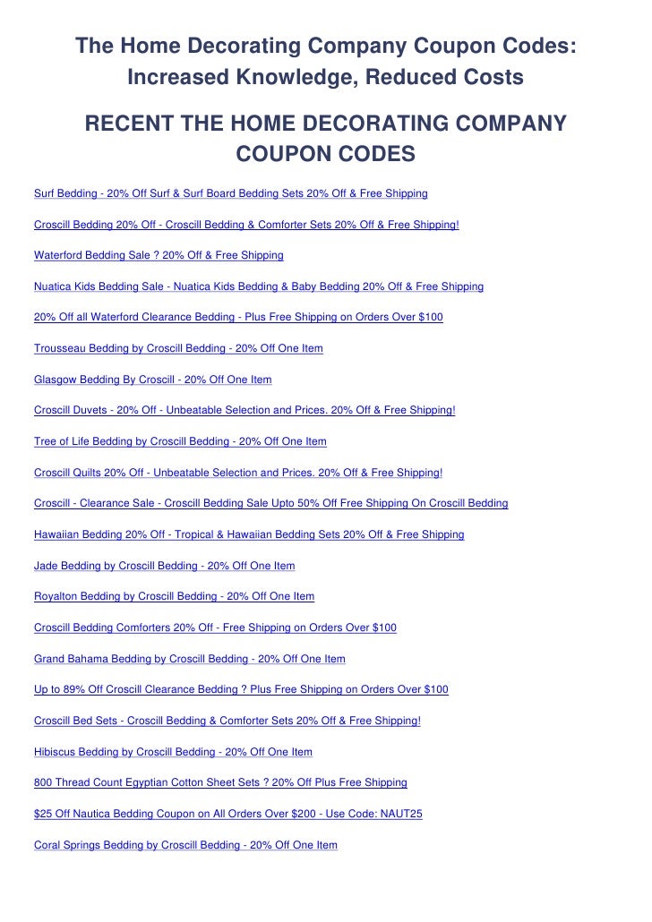 The Home Decorating Company Coupon Code | the home decorating company coupon The Home Decorating Company Coupon Code | the home decorating company coupon