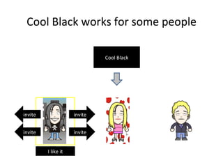 Cool Black works for some people Cool Black I like it invite invite invite invite 