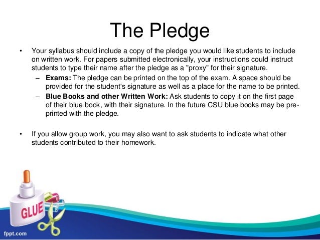 Honor code essay