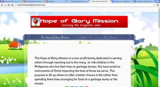 The hope of glory mission   the hope of glory mission - chromium 006
