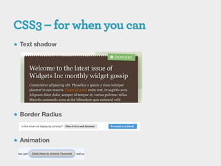  Text shadow




 Border Radius



 Animation
 