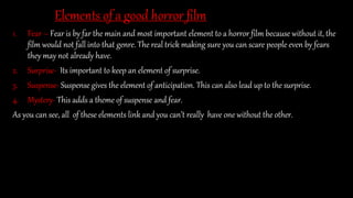 The horror genre