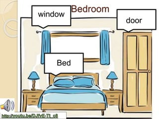 Bedroom 
door 
window 
Bed 
 