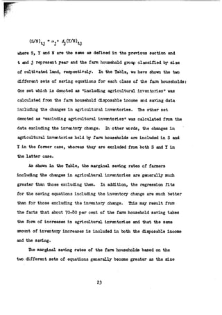 The Household Saving Behavior in Korea