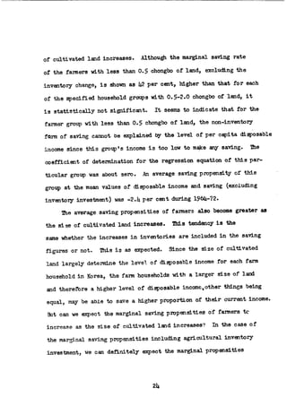 The Household Saving Behavior in Korea