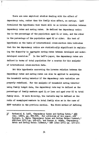 The Household Saving Behavior in Korea