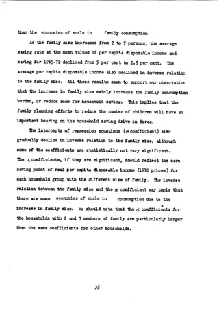 The Household Saving Behavior in Korea