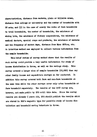 The Household Saving Behavior in Korea