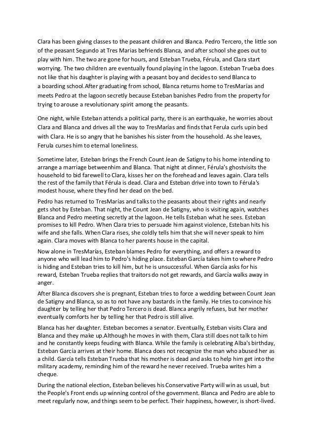 The House of the Spirits