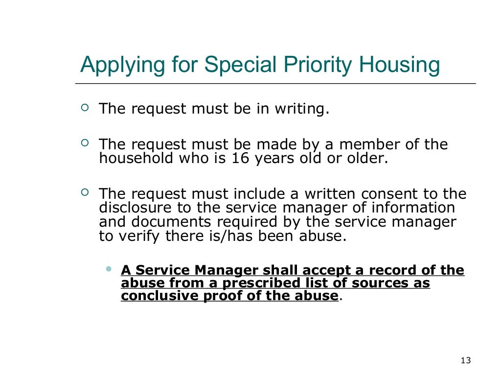 Introduction to the Ontario Housing Services Act